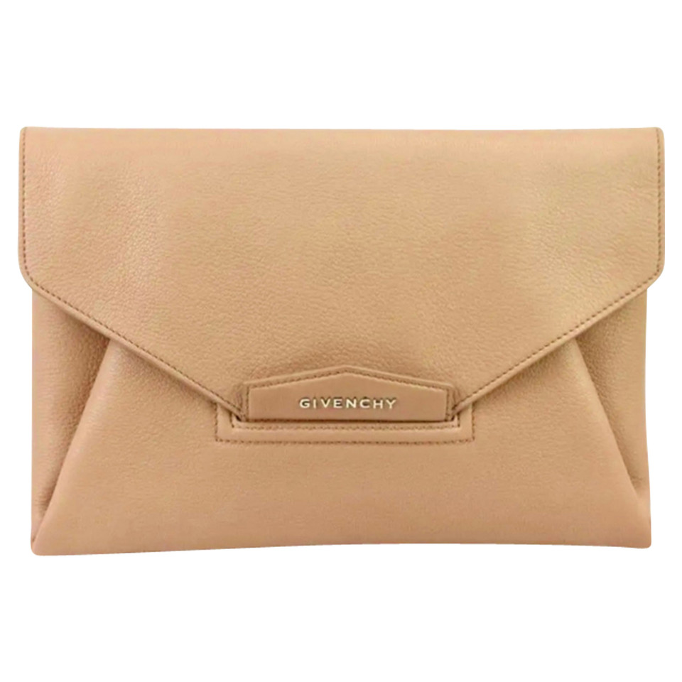 Givenchy Clutch Leer in Crème