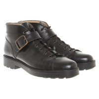 Other Designer Stephane Kélian - Leather Lace-up Shoes in Black