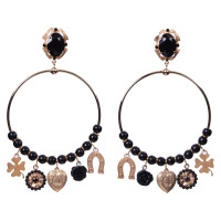 Dolce & Gabbana Boucles d'oreilles clip avec des pierres précieuses