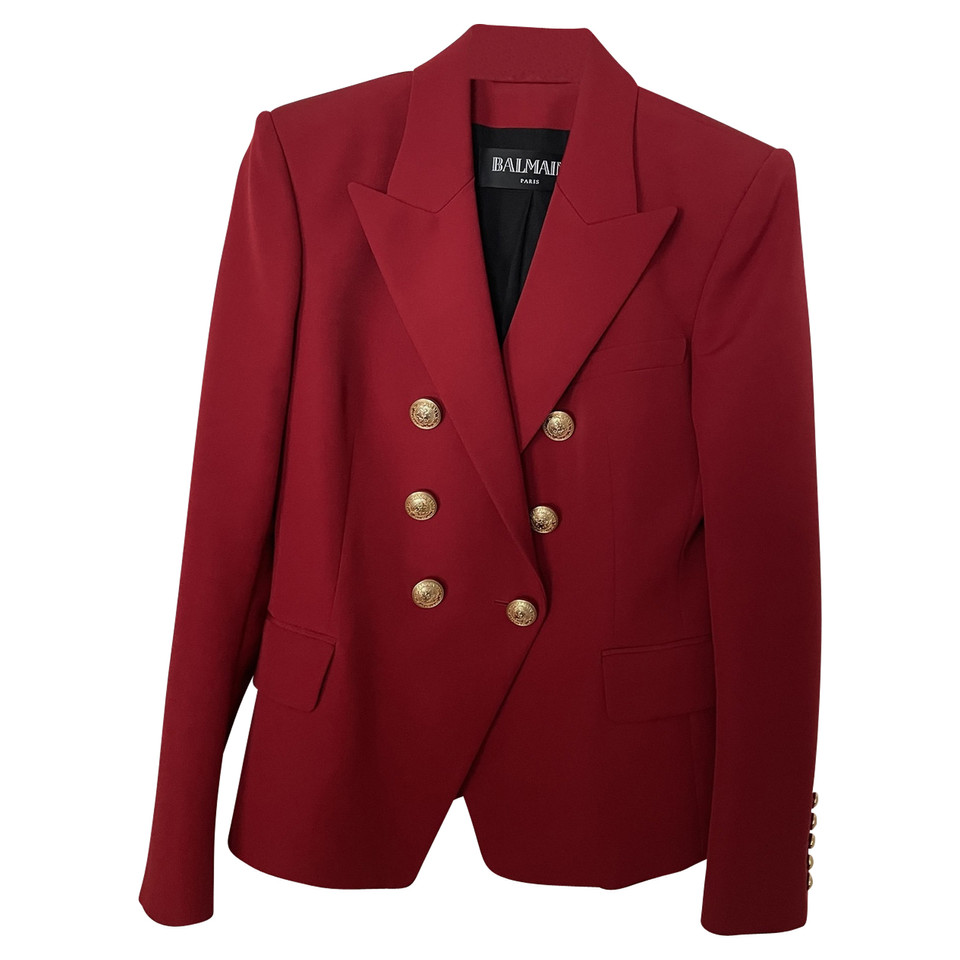 Balmain Blazer in Red