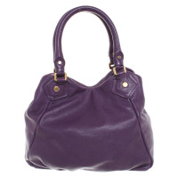 Marc By Marc Jacobs Handtas Leer in Violet