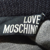 Moschino Love Woll-Strickjacke mit Kette