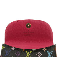 Louis Vuitton Porte-monnaie en Monogram Multicolore Canvas Noir