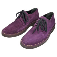 Ann Demeulemeester Schnürschuhe aus Wildleder in Violett