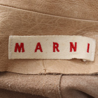 Marni Leather jacket in ocher