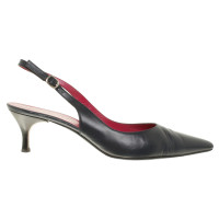 Escada Slingback pumps in donkerblauw