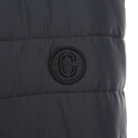 Closed Quilted Jacket in Dark Blue