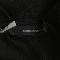 Dsquared2 Kleid aus Baumwolle in Schwarz