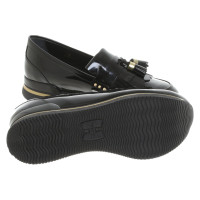 Hogan Slippers/Ballerinas Patent leather in Black