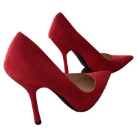 Guess Pumps/Peeptoes Suede in Red