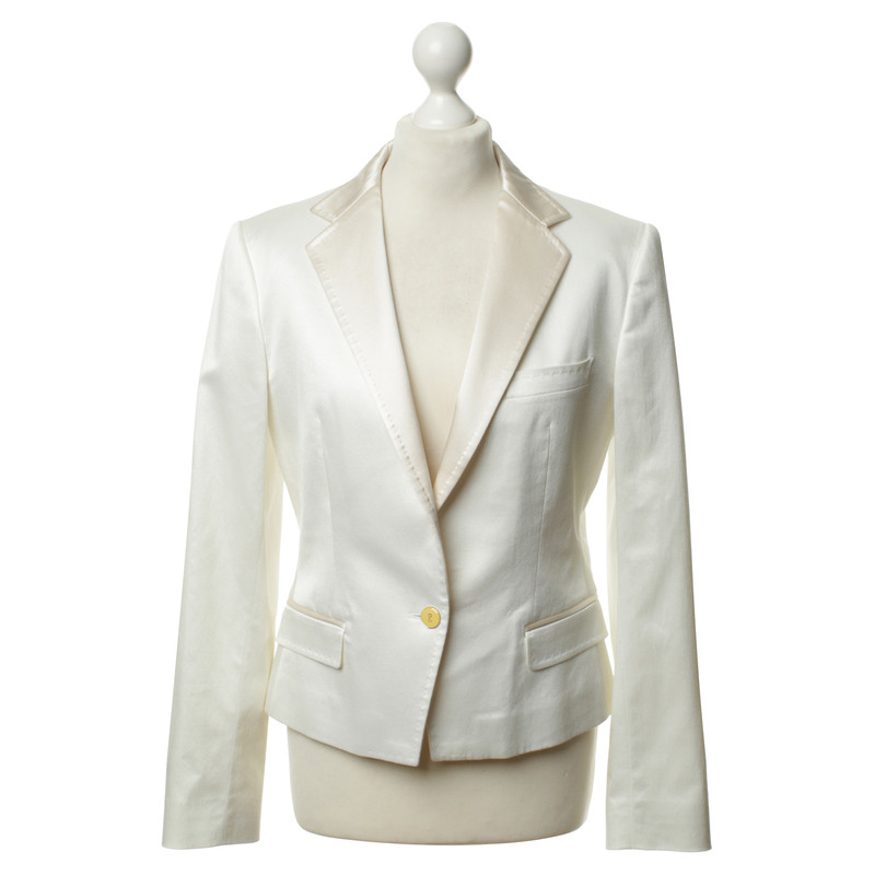 Dolce & Gabbana Tuxedo Blazer in white