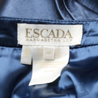 Escada Skirt Leather in Blue
