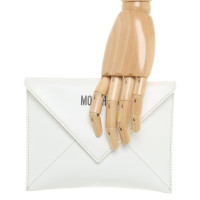 Moschino Shoulder bag Leather in White