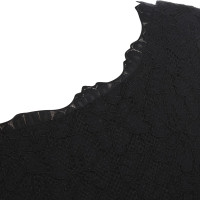 Diane Von Furstenberg Kanten jurk in zwart