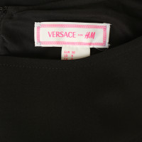 Versace For H&M Seidenkleid in Schwarz