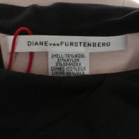 Diane Von Furstenberg Kleid in Rosa/Schwarz