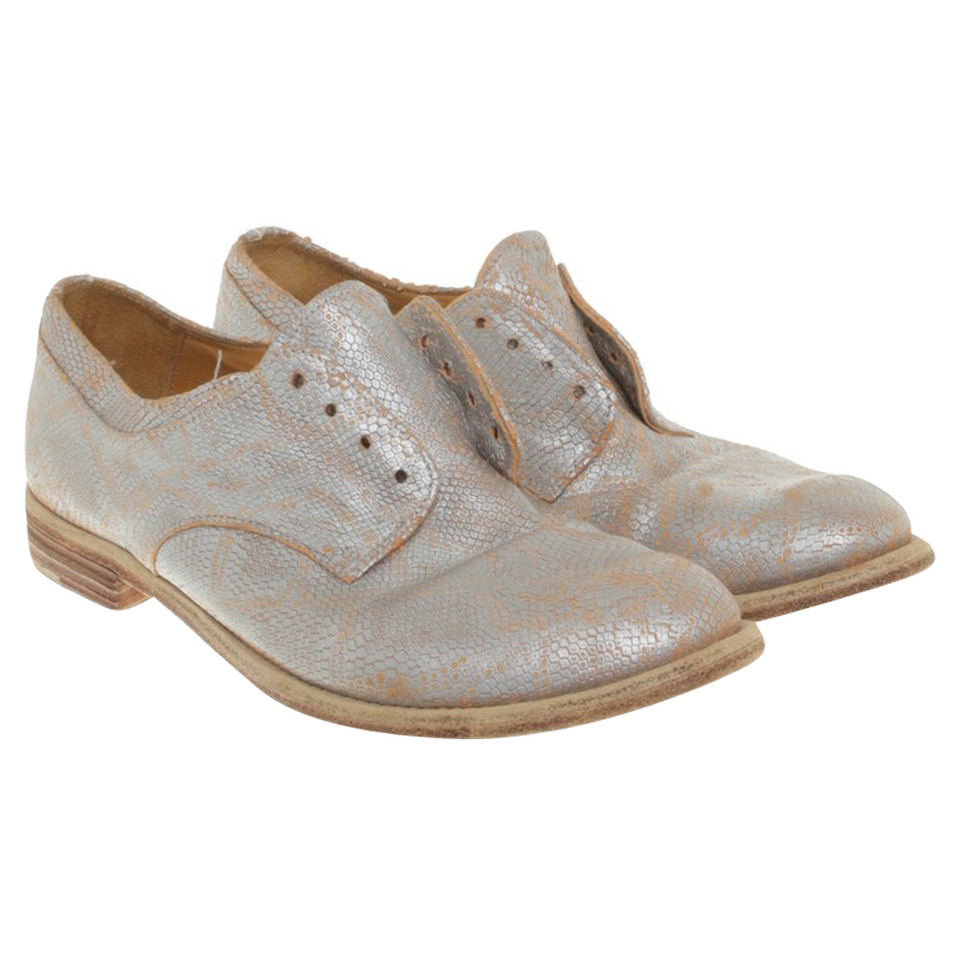 Officine Creative Silver colored lace-up shoes