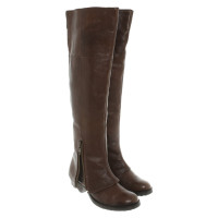 Ash Bottes en Cuir en Marron