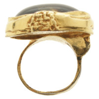 Yves Saint Laurent Goldfarbener "Arty Ring"