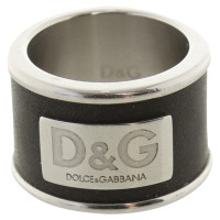 Dolce & Gabbana Ring met lederen bekleding