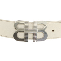 Hugo Boss Belt Leather in Cream