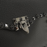 Valentino Garavani Lock Leather in Black