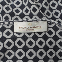 Bruno Manetti Bluse mit Muster
