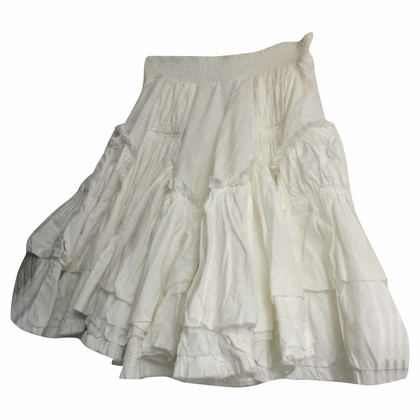 Ermanno Scervino Skirt Cotton in White