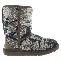 Ugg Sequin boots with fur