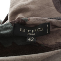 Etro top with camouflage patterns