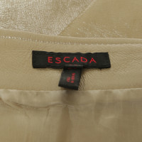 Escada Leather skirt in beige