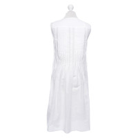 Iris Von Arnim Kleid aus Baumwolle in Weiß