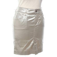 7 For All Mankind Skirt Cotton in Silvery