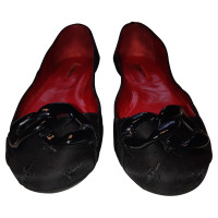 Cesare Paciotti Slippers/Ballerinas Patent leather in Black