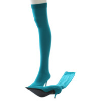 Balenciaga Boots in Turquoise