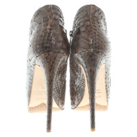 Le Silla  Ankle boots made of python leather