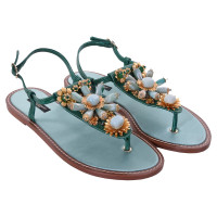 Dolce & Gabbana Sandals Leather in Green