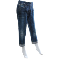 Dondup Seidenhose in Jeans-Optik