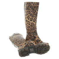 Dolce & Gabbana Boots with animal print