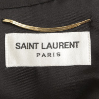 Saint Laurent Kant jurk in zwart