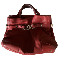 Sonia Rykiel Tote Bag aus Leder in Rot