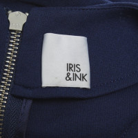 Iris & Ink Jurk in Blauw