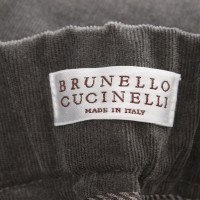 Brunello Cucinelli Pantalon en velours côtelé
