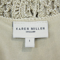Karen Millen Lace top in beige