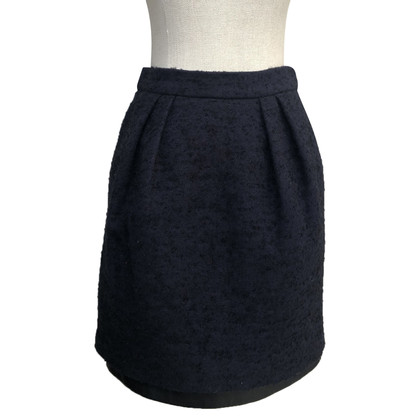 Maje Skirt Wool in Blue