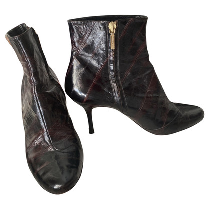 Dolce & Gabbana Ankle boots Leather in Bordeaux
