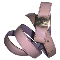 Salvatore Ferragamo Belt Leather in Violet