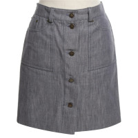 Louis Vuitton Jeans-skirt in gray blue