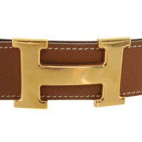 Hermès reversible belt in brown