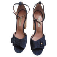 L'autre Chose Plateausandalette in blue